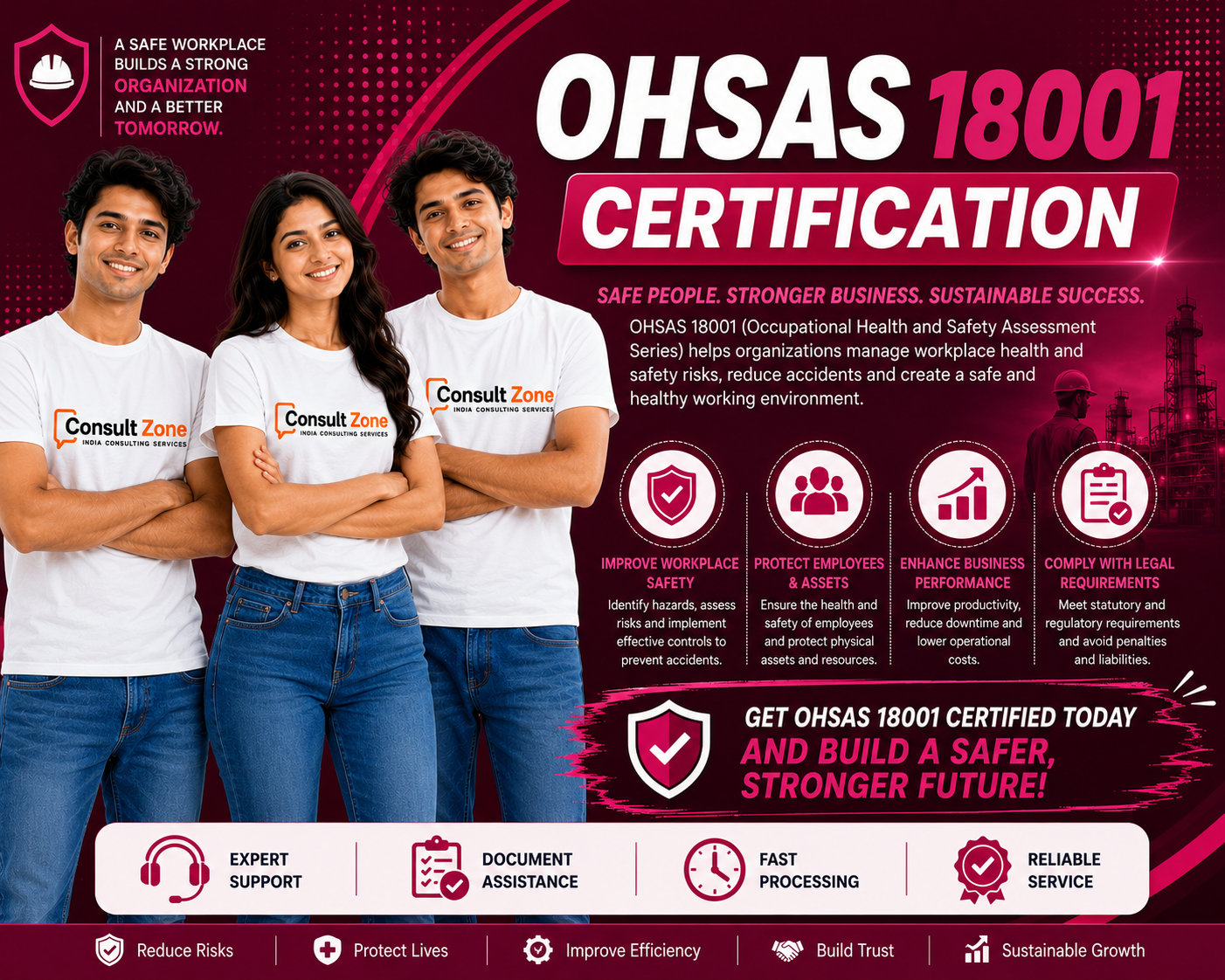 ISO 18001 Certification Banner