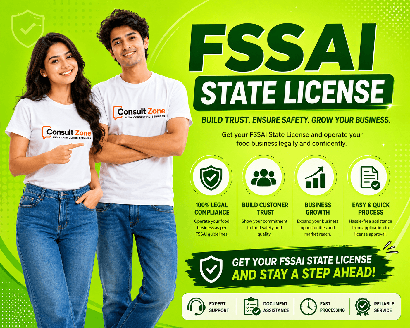 FSSAI State License Registration Banner