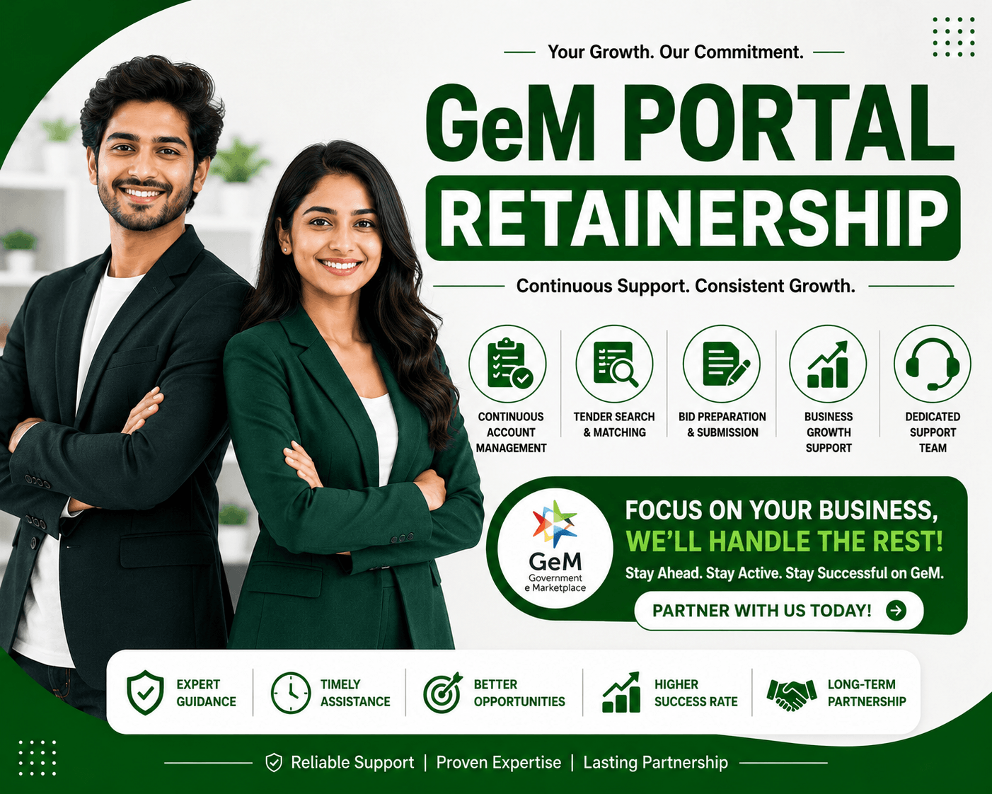GeM Portal Retainership Banner