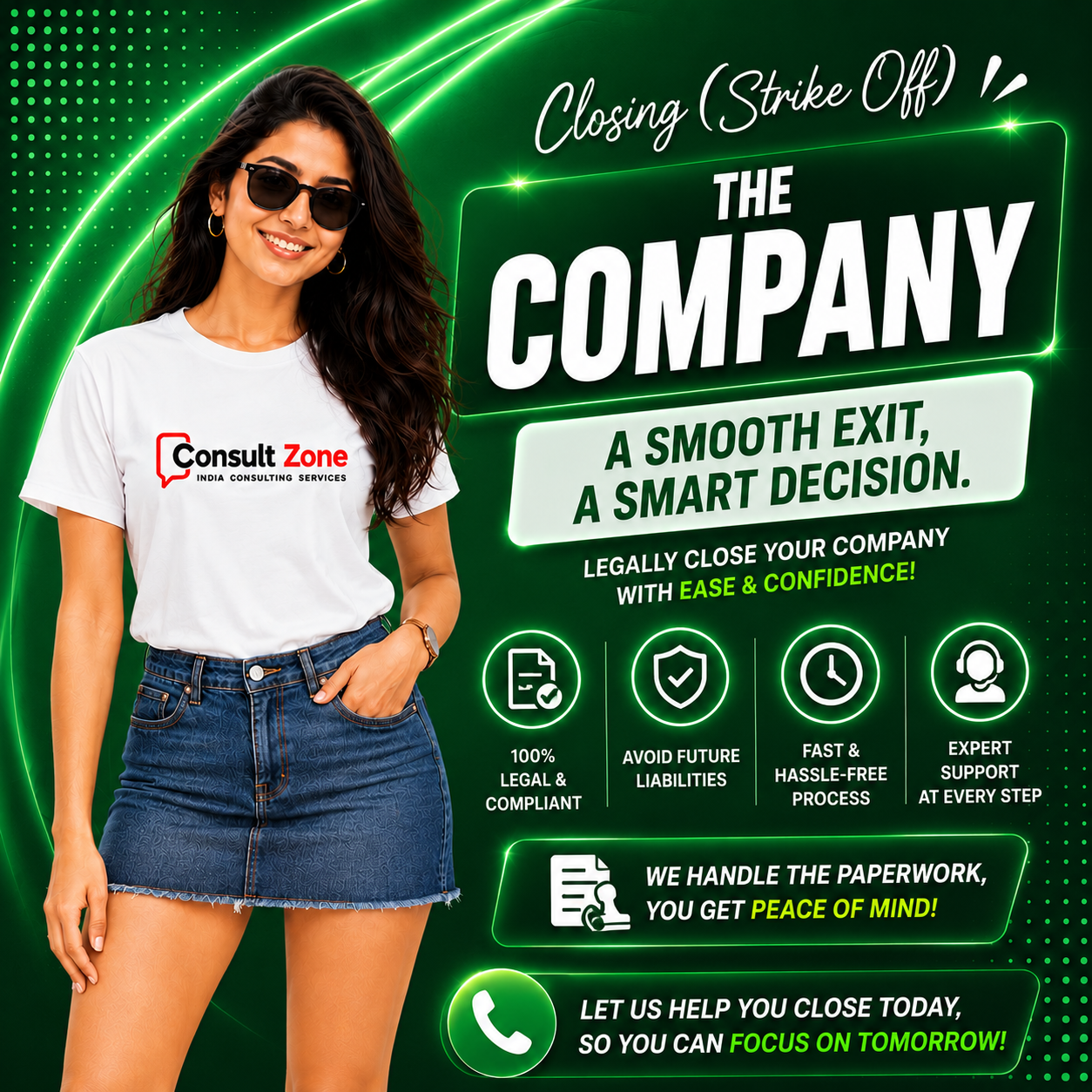 Strike off of Company Banner