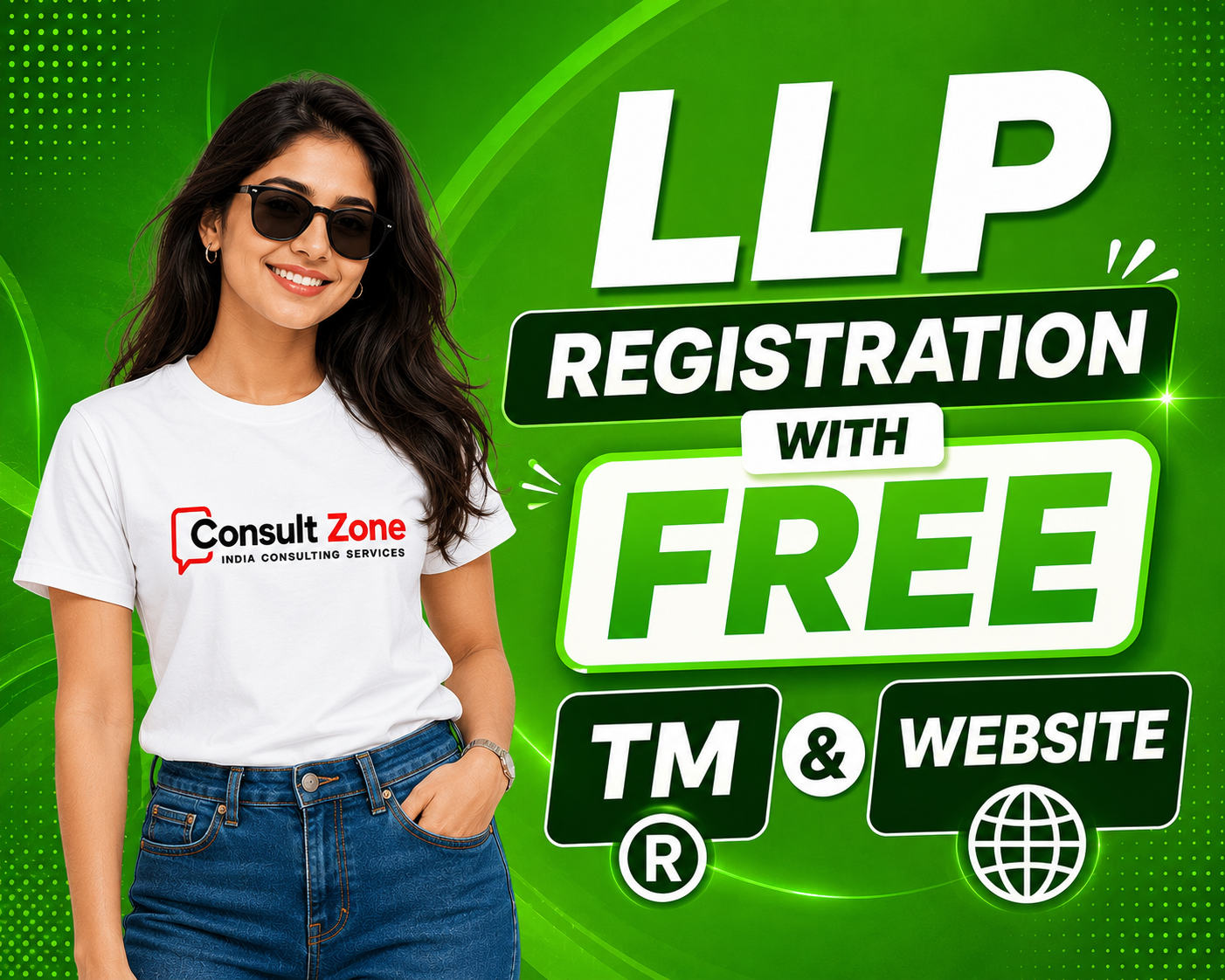 LLP Registration with Free Trademark and Free Website Banner