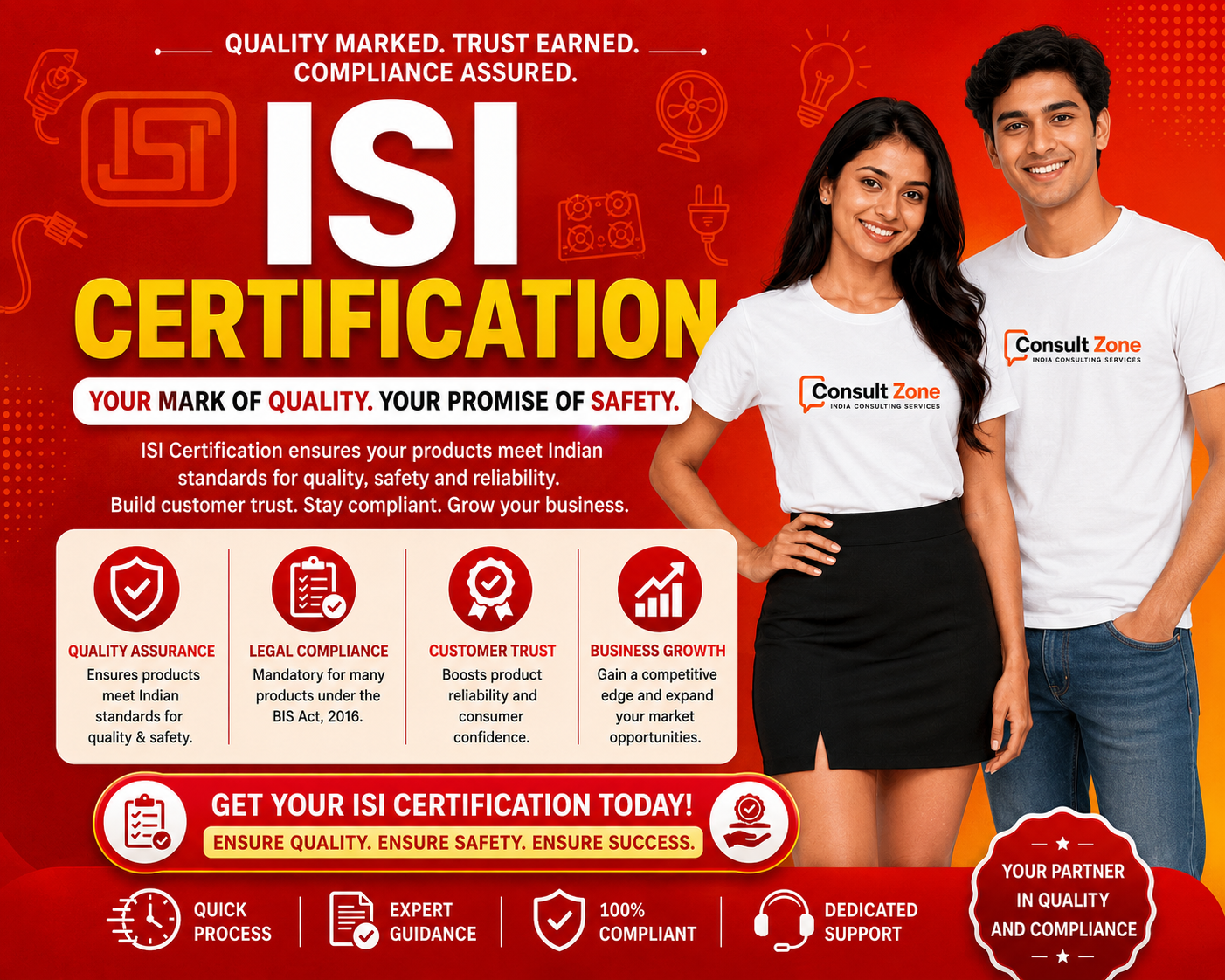 ISI Certification Banner
