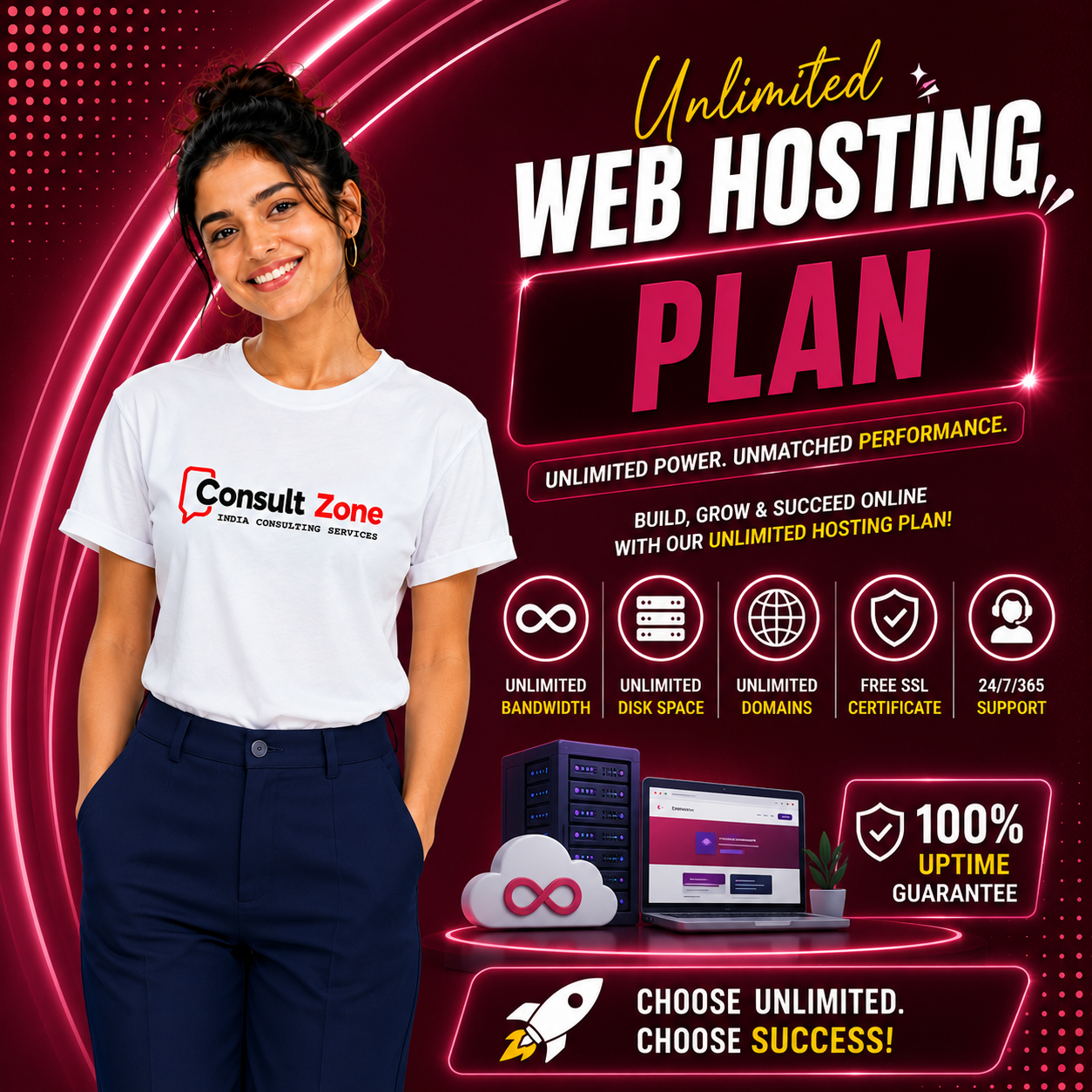Unlimited Web Hosting Banner